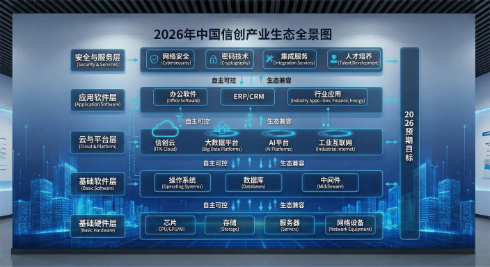 2026年信创产业生态全景图-电子制造国产替代路线图