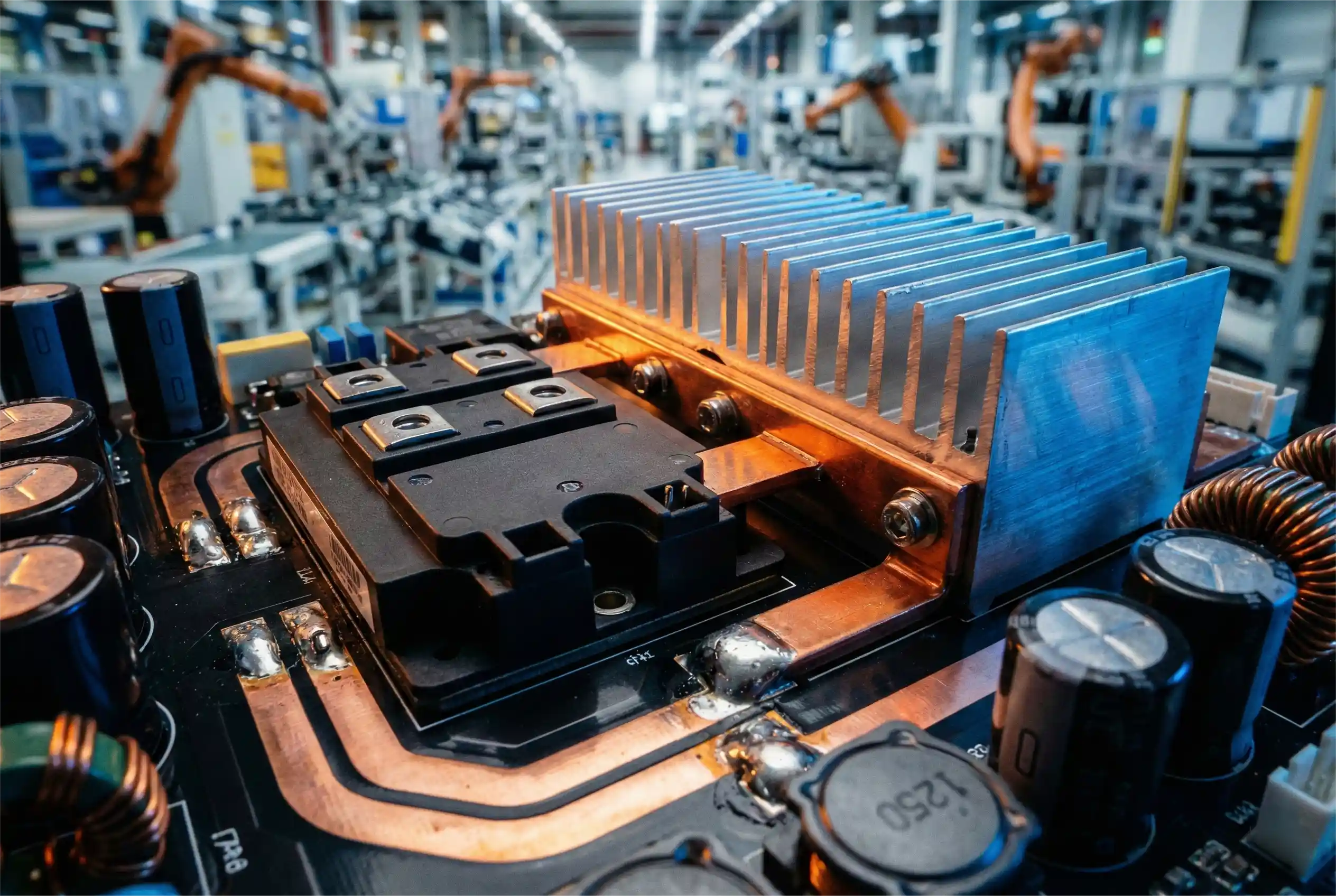 储能PCS方案设计专家 | 工商业与电网侧储能变流器ODM/OEM服务(图2) 储能PCS核心功率模块与PCBA电路板细节