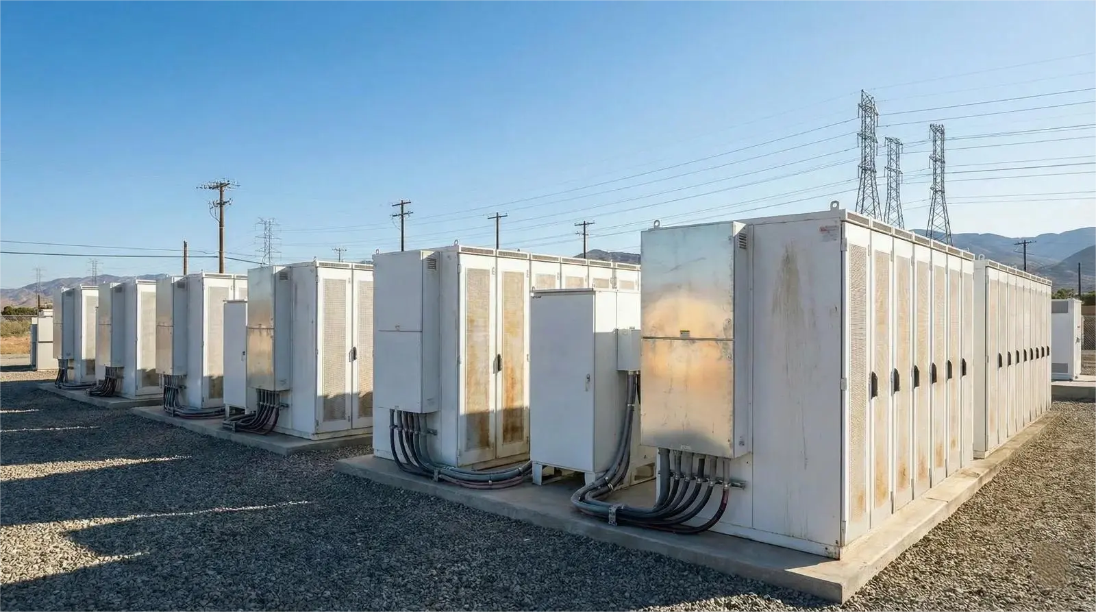 工商业储能电站户外应用实景