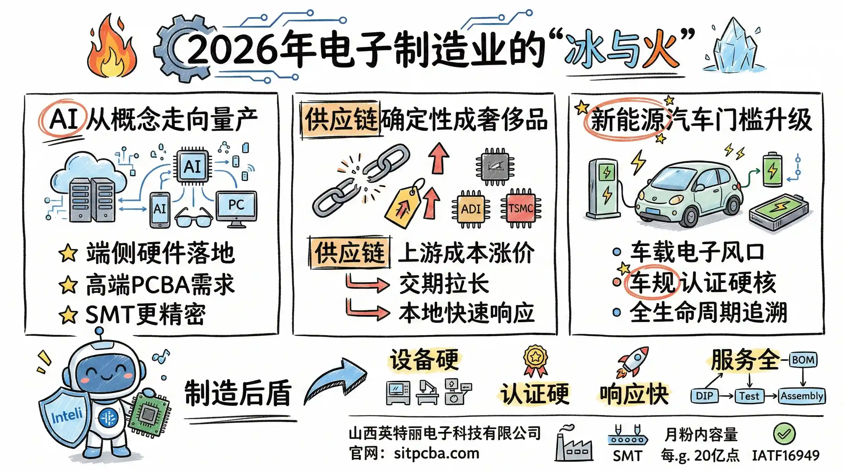 2026年电子制造业PCBA代工如何应对AI浪潮、供应链变局与新能源风口?| 山西英特丽电子科技(图1) Gemini_Generated_Image_vlrx8hvlrx8hvlrx.webp