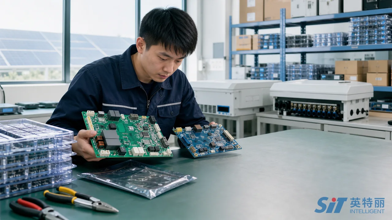 光伏逆变器PCBA备件怎么规划_跨代兼容维修与固件版本管理-山西英特丽电子