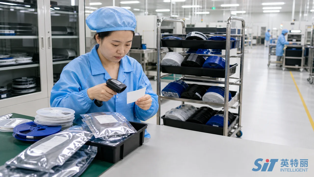 SMT尾料怎么管_拆卷退料烘烤标识与批次追溯-山西英特丽电子