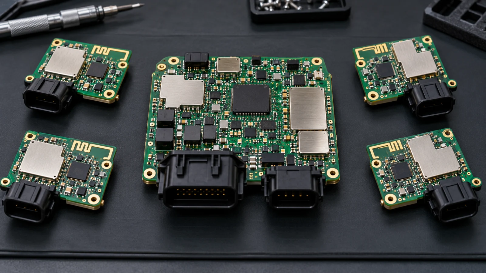 汽车数字钥匙PCBA代工：车载UWB锚点与蓝牙主控量产要点