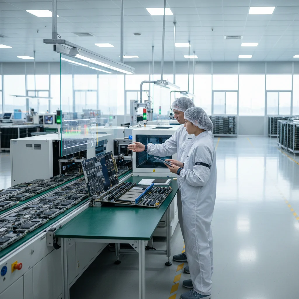 山西英特丽PCBA与SMT制造现场：AI算力硬件量产与测试