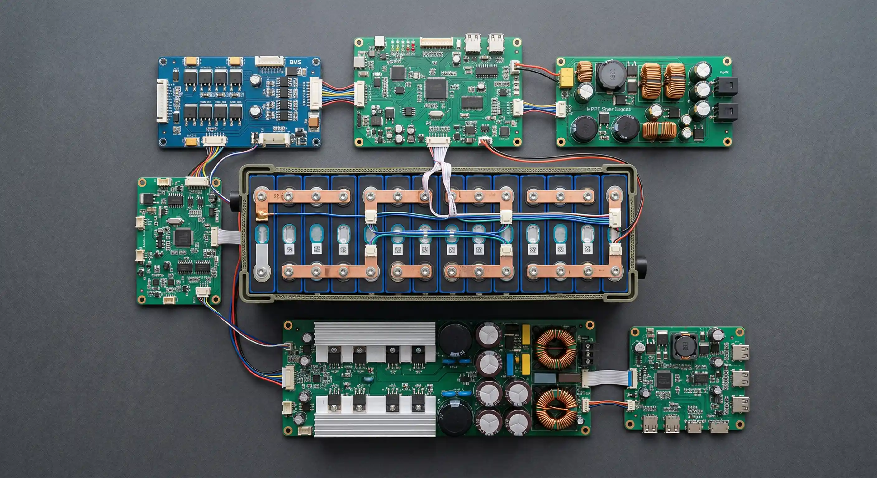 便携储能电源PCBA代工：户外电源主控板/BMS/逆变器板SMT贴片制造全解析 | 山西英特丽