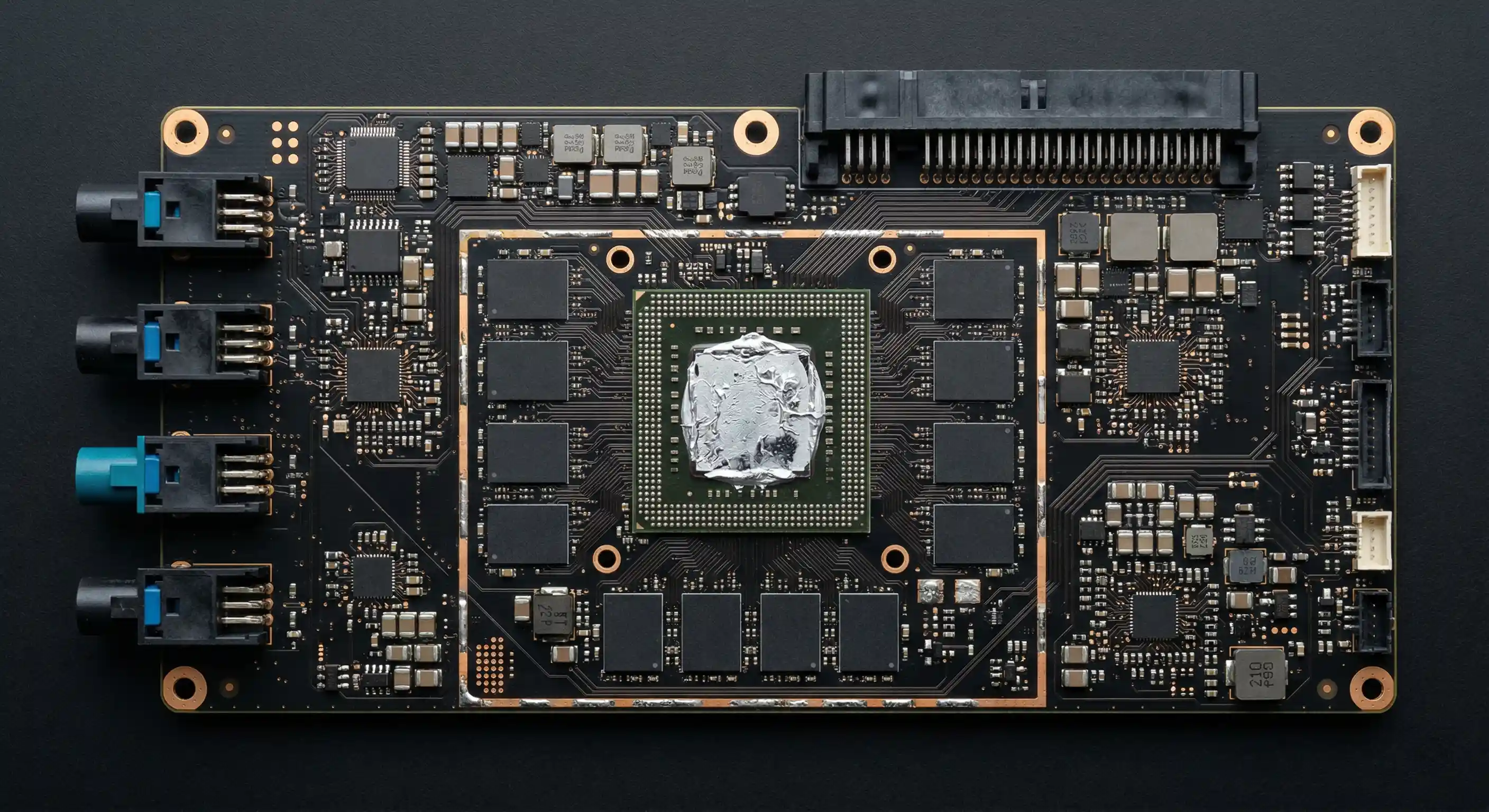 智能座舱PCBA代工_座舱域控制器SMT_高通8295主板代工-山西英特丽(图1) 智能座舱域控制器DCU主板PCBA