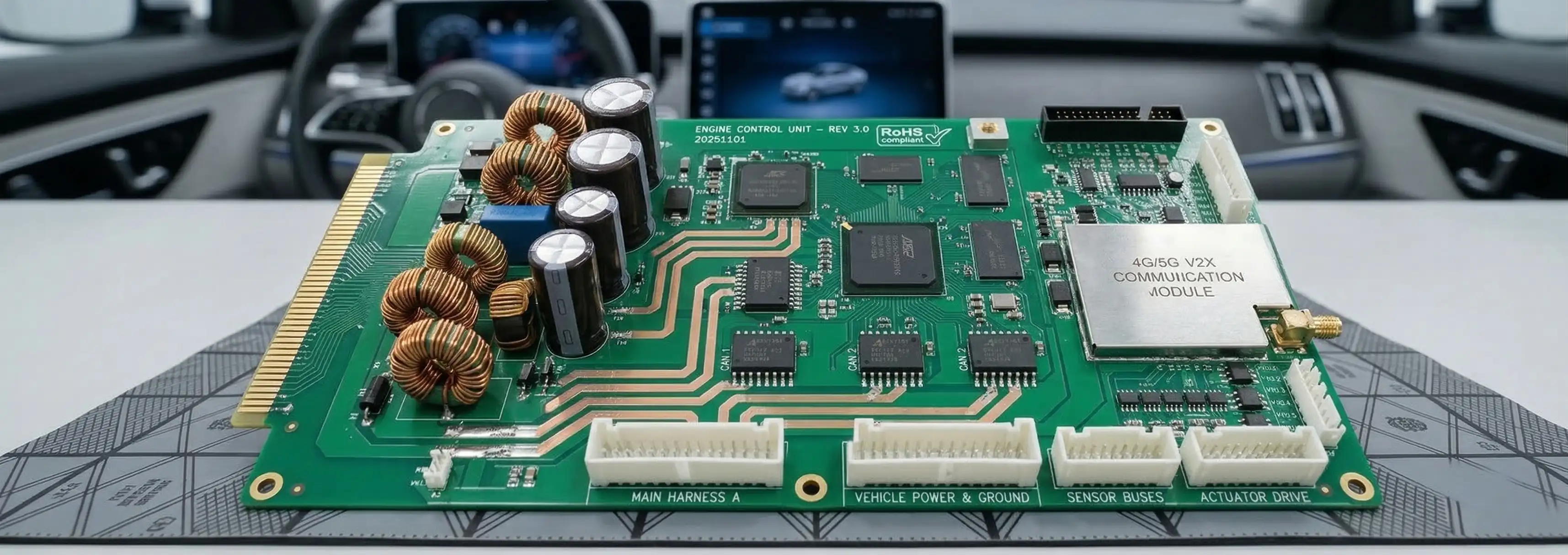 汽车电子PCBA控制板