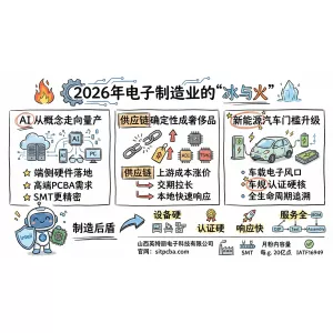 2026年电子制造业PCBA代工如何应对AI浪潮、供应链变局与新能源风口？| 山