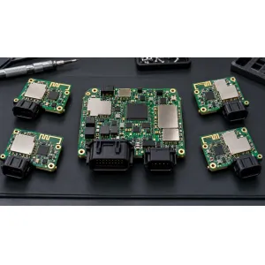 汽车数字钥匙PCBA代工：车载UWB锚点与蓝牙主控量产要点