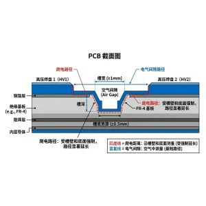 1500V光伏逆变器PCBA爬电距离与电气间隙设计_高压绝缘板卡代工-山西英特丽
