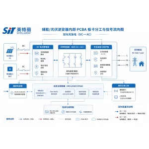 储能逆变器PCBA代工代料/光伏逆变器主控板制造方案_新能源EMS代工厂-山西英特丽电子